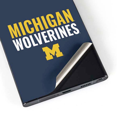 University of Michigan Wolverines M Galaxy S25 Ultra Skin